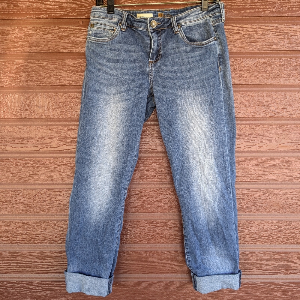 🖖 Kut From The Kloth 🖖 Catherine Mid-Rise Boyfriend Tapered Leg Denim Jeans